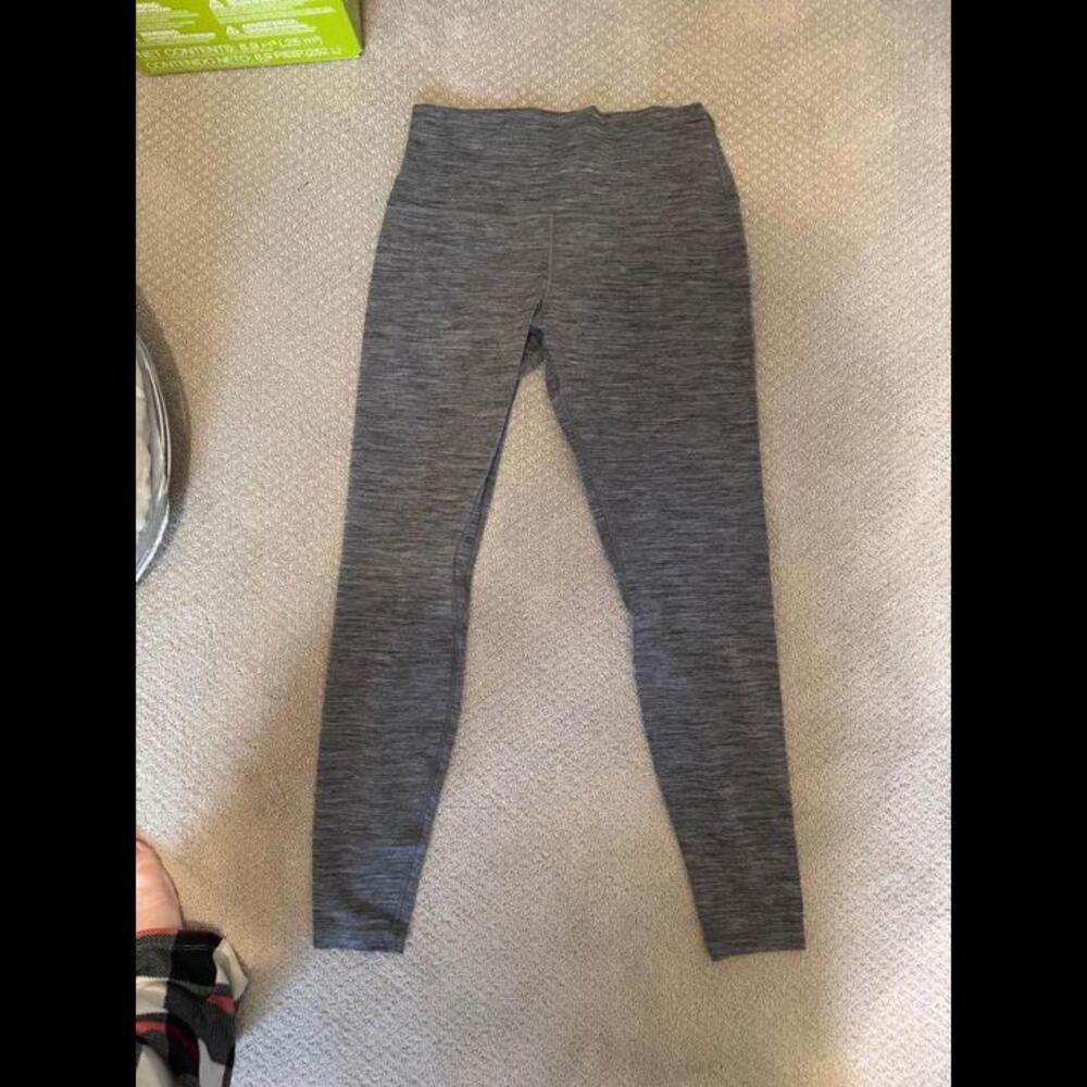 Lululemon High-Waisted Leggings - Gray - Size 10